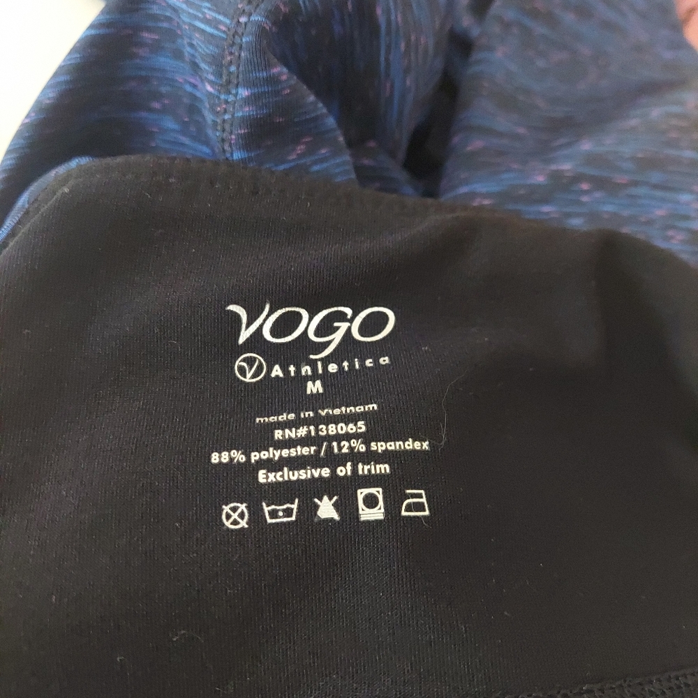 Vogo Blue Patterned Leggings - Picture 5 of 10